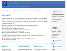 Tablet Screenshot of banktrans.nl